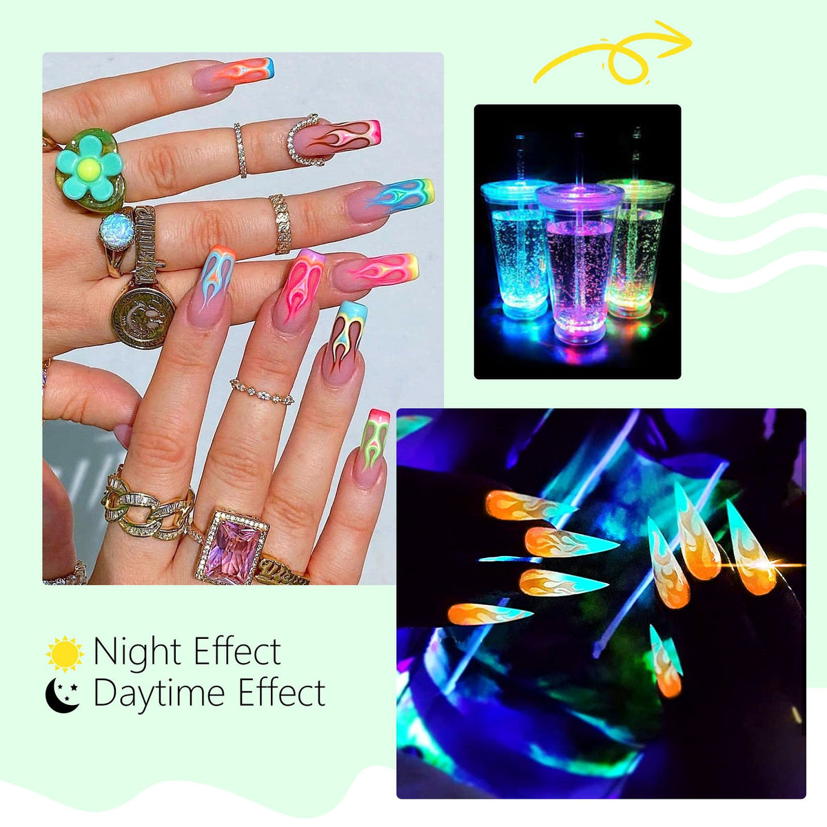 Glow in the Dark Mix – Nails Blinged Supply