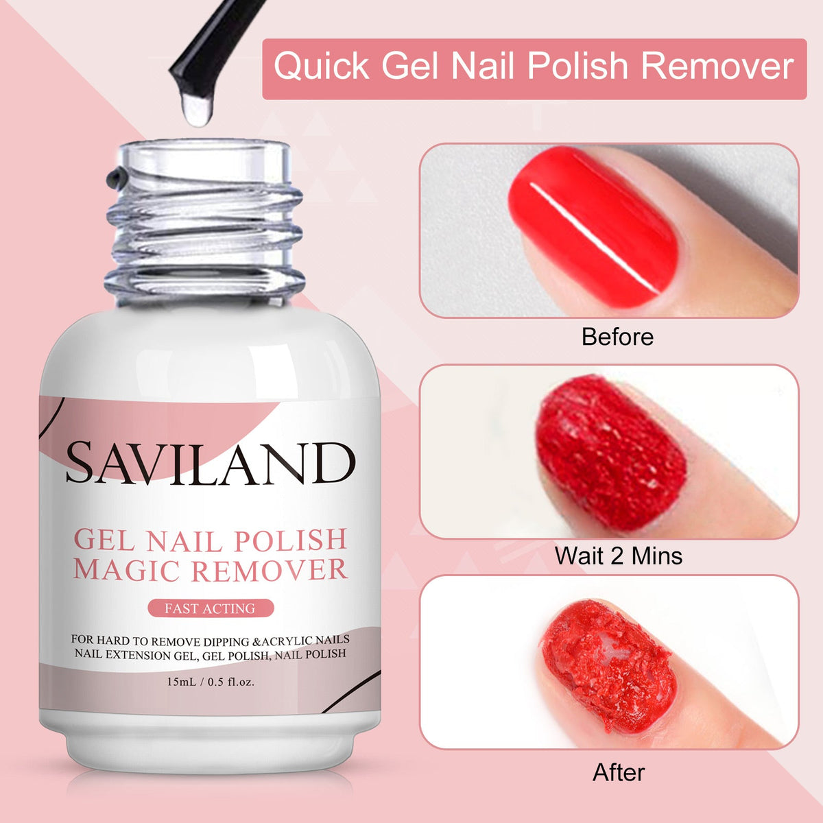 Gel Nail Polish Remover, Magic Remover Gel Nail Polish, Quickly