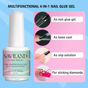 Nail Tips and Glue Gel Kit