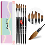 5pcs Acrylic Nail Brush Size 4/6/8/10/12