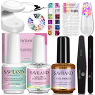 Nail Tips and 4-In-1 Nail Glue Gel Kit