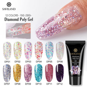 30g Glitter Poly Gel