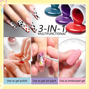 36 Colors Gel Paint Kit - Gel Nail Polish Kit