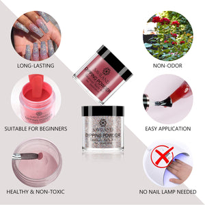 10 Colors Dip Powder Nail Kit