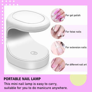 Nail Tips and Glue Gel Kit