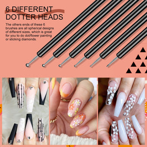 6pcs Nail Art Brush Set