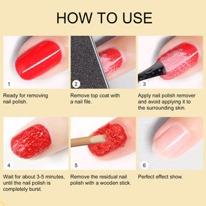 Gel Nail Polish Remover - 2pcs Gel Remover