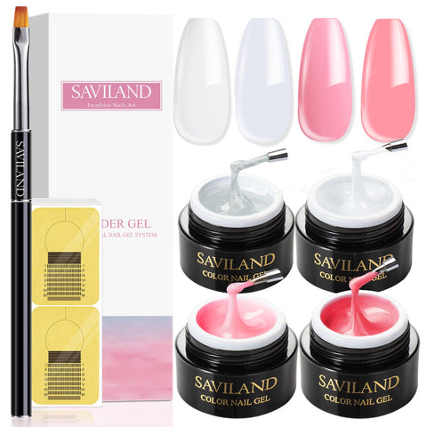 4 colors Builder Gels Nail Kit